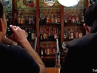 tranny and inked guy anal fucking