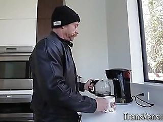 redhead rayna takes cock from muscular guy junior