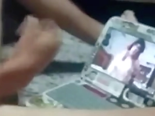 hot latin shemale makes her debut with dildo-ass-stuffing