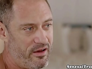 mature tranny gets anally banged