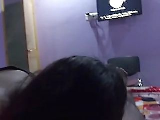 handyman gets handled by horny brazilian shemale outdoors