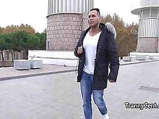 dude nailed stunning shemale