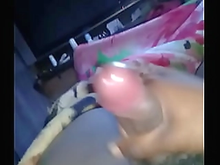 milk tranny s balls until she cums hard