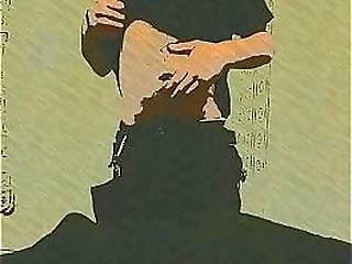 stunning transexual loves cock stroking