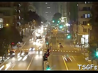 guy with biggest boner shoves his love tool in shemale'_s wazoo