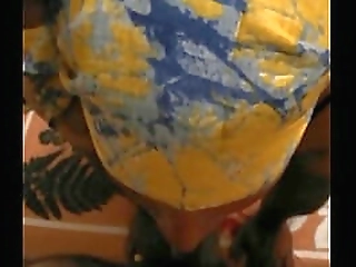 beautiful tranny fingers her asshole and masturbates