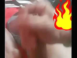 momay shows her goods for the camera