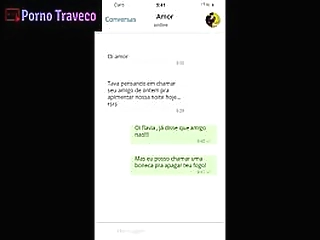 beautiful wife give her shemale friend ashley a blowjob while hubby away