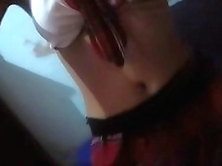 sexy redhead babe ravished by hung shemale with wet pussy