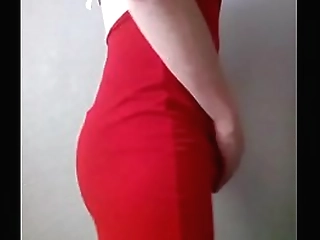 shemale transvestite outdoors lingerie 109