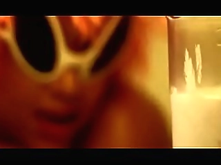 curvy blonde shemale solo wanks her pecker