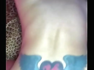 full video of ladyboy nicola strips her black panties and