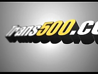 dude scores a pretty hot tranny and fucks her adorable ga