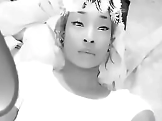 blonde tranny cums after jerking off her big she cock