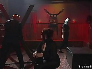 tranny in corset anal fucks male