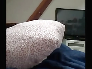 luscious shemale seductively strokes monumental phallus