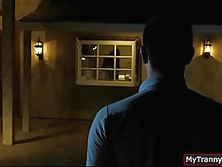 slut guy slams ts neighbors tight ass