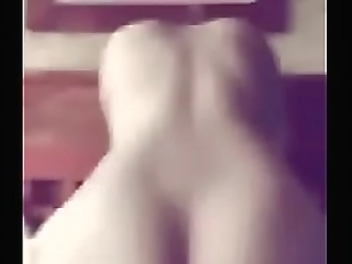 beautiful shemale gets ass fuck written on her busty body