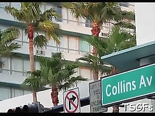 shameless ladyboy slut favors the dude with flawless engulfing