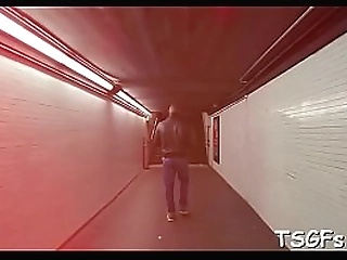 ladyman sweetie gets fucked hardcore enjoys giant cumshot