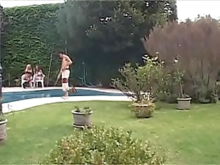 hardcore blonde and redhead sluts fucking while dude is watching them