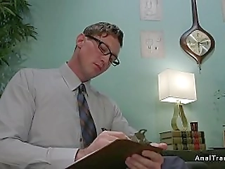 busty tranny anal fucks therapist