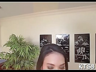 avid shemale sucks and rides cock with her ass like a whore