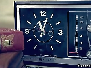 tranny in stockings anal fucks guy