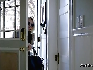 huge tits tranny in lingerie punishes bf