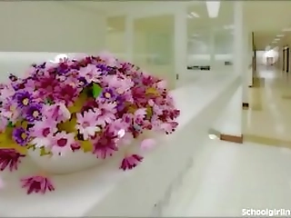 naughty nam stroking her shecock in white panties