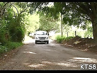 uncomplaining shemale gets pleasure of crazy butt pounding