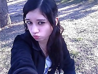 latina shemale pounding in the open