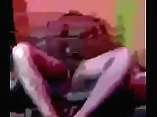 naughty ebony shemale stroking her thick big tranny cock