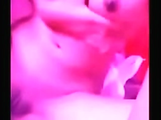 sucking on some big black shemale cock