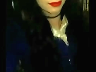 futa sexy shemale deepthroat blowjob skinny slut in gym