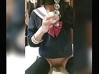 sexy brunette shemale danielli shows off her ass fucking skills