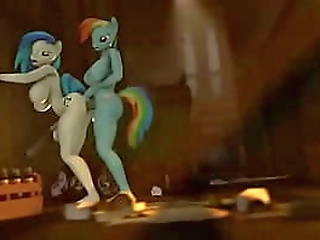 rainbow fuck vinayl in alleyway