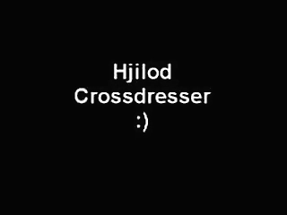 crystal crossdresser wearing babydoll