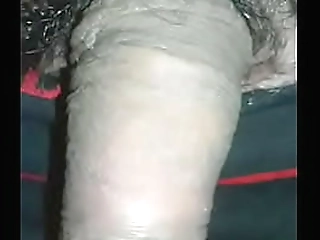 sexy shemale mesmerizes with her dance on a 11-inch bbc dildo