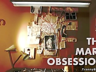 tranny caught her biggest fan masturbating