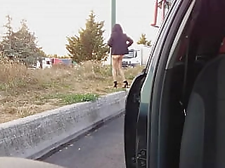 sexy shemale gets her stiff cock sucked from a stud