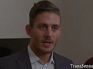 big tits fishnet shemale drills alex victor s tight ass