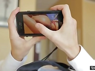 glamorous busty shemale hooker performs every wishes